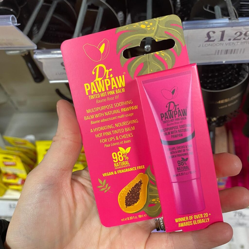 PawPaw Tinted Hot Pink Balm