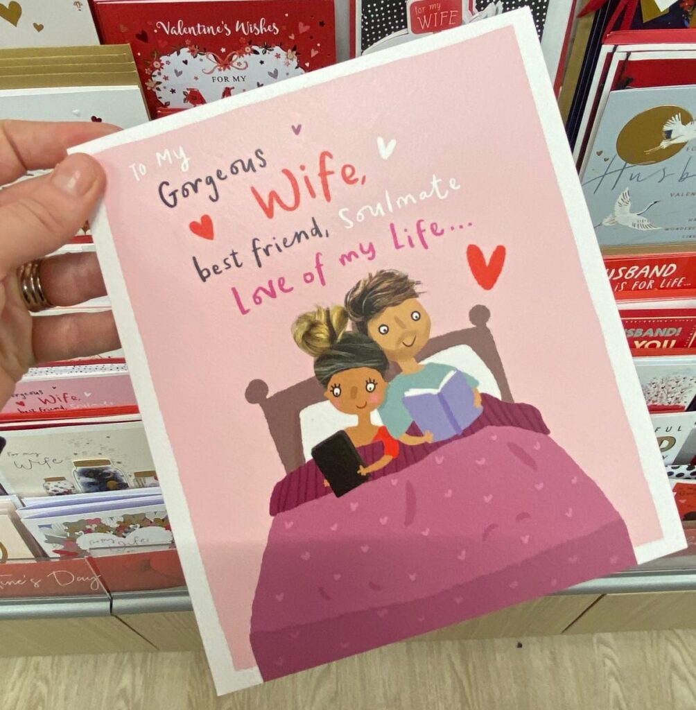 Photo of a Valentine's card