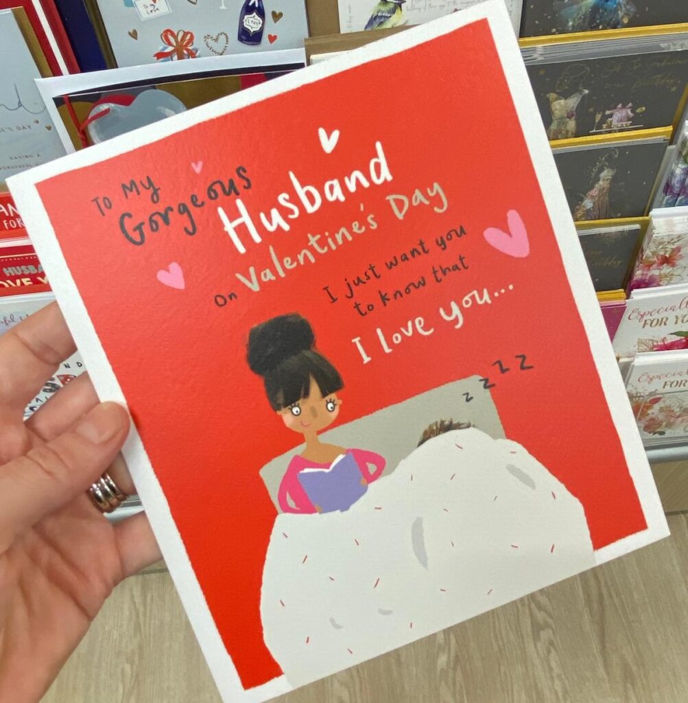 Photo of a Valentine's card